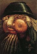 Giuseppe Arcimboldo, Vegetables in a Bowl or The Vegetable Gardener